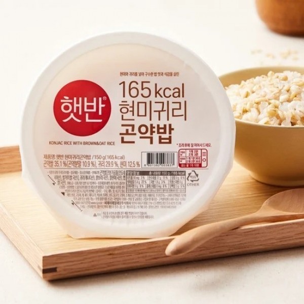 CJ프레시마켓,햇반 현미귀리곤약밥 150g*18개