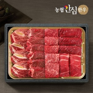 [농협안심한우] 1등급 한우 품격채반 1.4kg(등심+특수부위+안심+불고기+국거리)