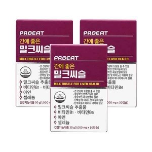 [프로잇] 간에 좋은 밀크씨슬 30캡슐x 3박스