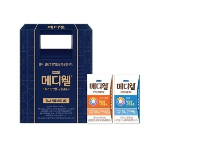 [선물세트] 메디웰 감사 선물세트 (구수한 누룽지맛 120mL*6팩+고단백 120mL*4팩)
