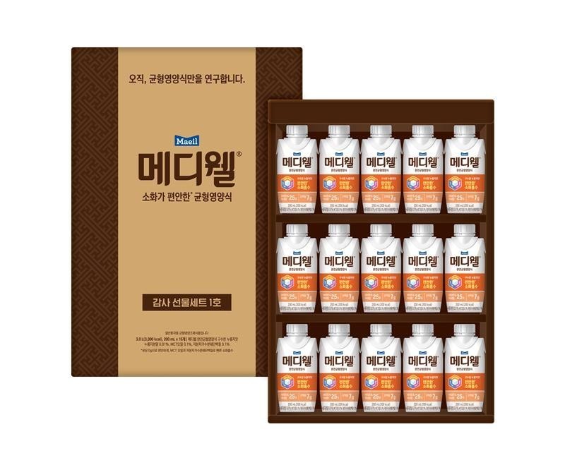 [선물세트] 메디웰 감사 선물세트 1호 (구수한 누룽지맛 200ml 15팩)