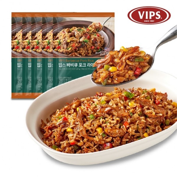 CJ프레시마켓,[임박특가 ~12/5일까지 바비큐 포크 라이스 10인분 (230gX10팩)