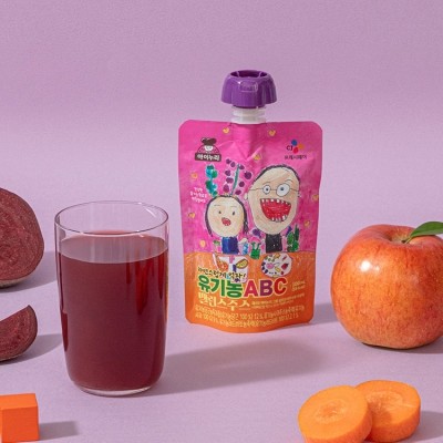 CJ프레시마켓,[직영특가]아이누리 유기농 ABC밸런스 주스 100ml(40개입)