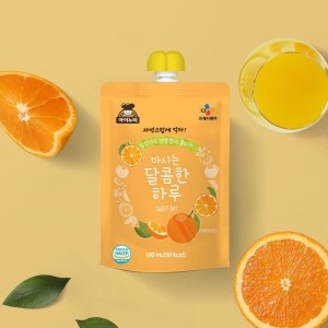 [직영특가]아이누리 마시는달콤한하루(100ml_감귤&오렌지) 40개입