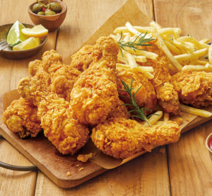 [델리퀸] 국내산 닭다리로 만든 골든 후라이드 닭다리 1kg x 4팩