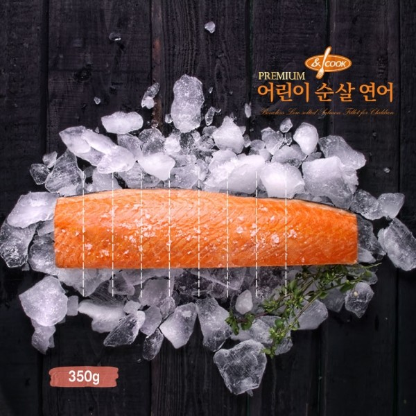 CJ프레시마켓,앤쿡 어린이 순살 연어 350g