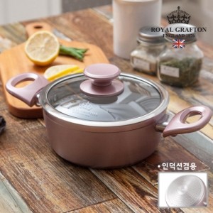 [로얄그래프톤] 로사 IH 세라믹냄비 양수 24cm