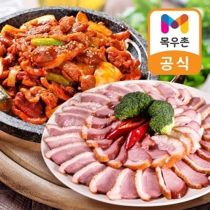 허브갈릭 훈제오리 슬라이스 210g x 4팩(소스 2봉)＋오리주물럭 250g x 2팩