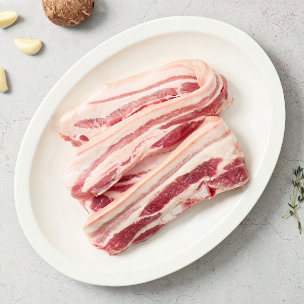 CJ프레시마켓,제주 흑돼지 오겹살 500g x 2팩 (구이용)