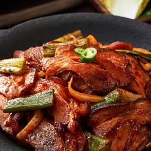 한돈 오미자 슬라이스 불족발 350g