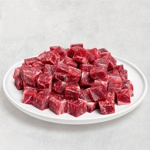 미국산 큐브형 부채살 2.5cm 1kg (스테이크용) / 초이스등급