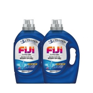 피지 디나자임 딥클린 프리미엄 액체세제 일반드럼 겸용 프레쉬 용기 2.7L 2개