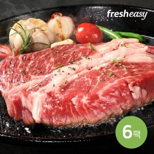 [프레시지] 뉴욕갈릭스테이크 (척아이롤) 170g x6팩 (소비기한 2025-02-16)