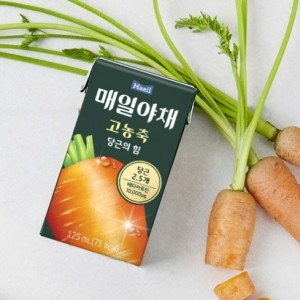 매일야채 고농축 당근의힘 125ml*24