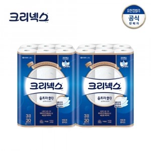 크리넥스 울트라클린 27m 30롤 x 2팩
