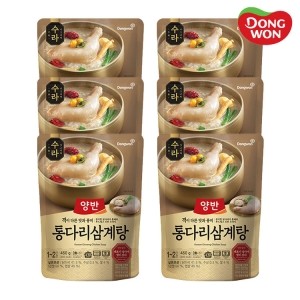 [양반] 수라 통다리 삼계탕 460g x 6봉