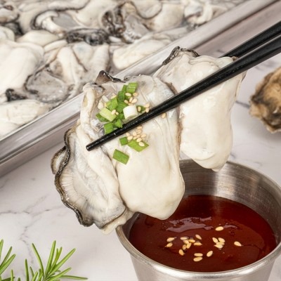 ★타임특가★[엠픽] 당일 손질한 탱글탱글한 제철 생굴1kg