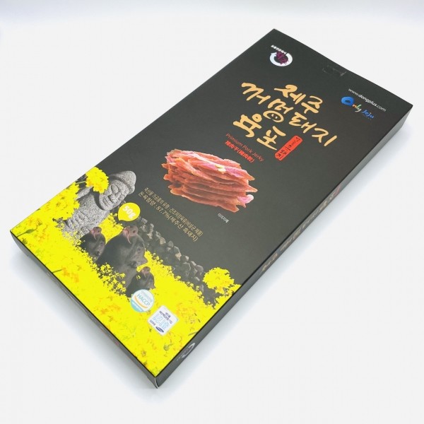 CJ프레시마켓,제주 꺼멍돼지 육포 50g 흑돼지 제주여행 특산품 기념품