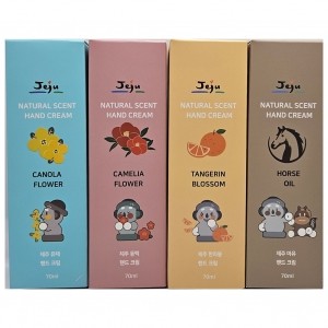 제이투 핸드크림Set 70ml x 4개입 선물세트 향좋은 고보습 선물 여행 기념품