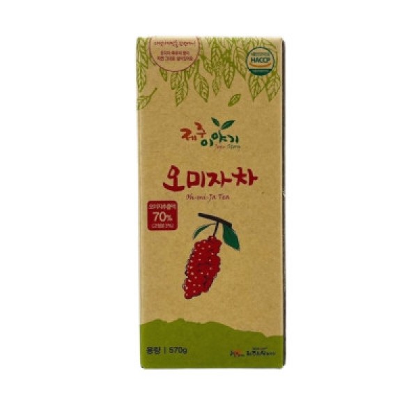 CJ프레시마켓,제주이야기 오미자차 570g 기념품 여행선물 에이드 답례품 설날명절