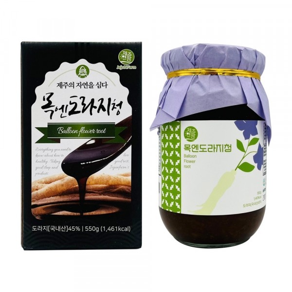CJ프레시마켓,제주앤팜 목엔 도라지청 550g 오미자 한라봉 여행선물 답례품 기념품