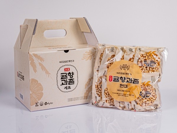 CJ프레시마켓,제주 신효 귤향과즐 현미 280g(28g x 10개입) 기념품 여행선물 답례품 명절선물