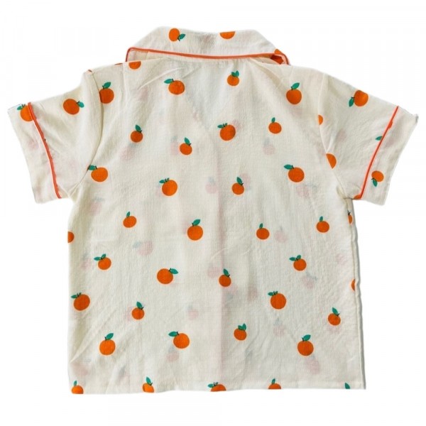 CJ프레시마켓,제주 감귤 반팔 잠옷 (M,XL,3XL,6XL) 여행 선물 기념품 여름잠옷