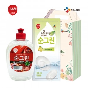 CJ이츠웰 순그린500ml,순그린리필300ml 2종세트