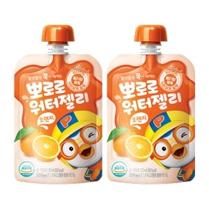 팔도 뽀로로 워터젤리 오렌지 120ml X40개